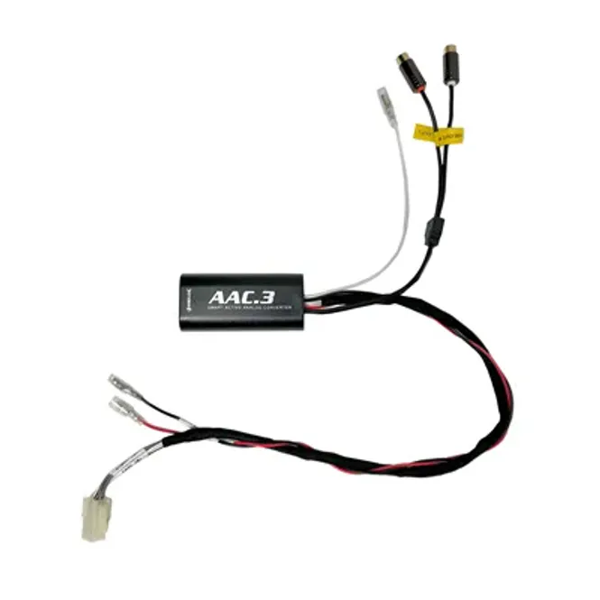 Hovedbilde Helix AAC.3 høynivåadapter Plug and Play Edition 2-kanals høynivåadapter m/Molex-kontakt  Auto on/off, remote utgang