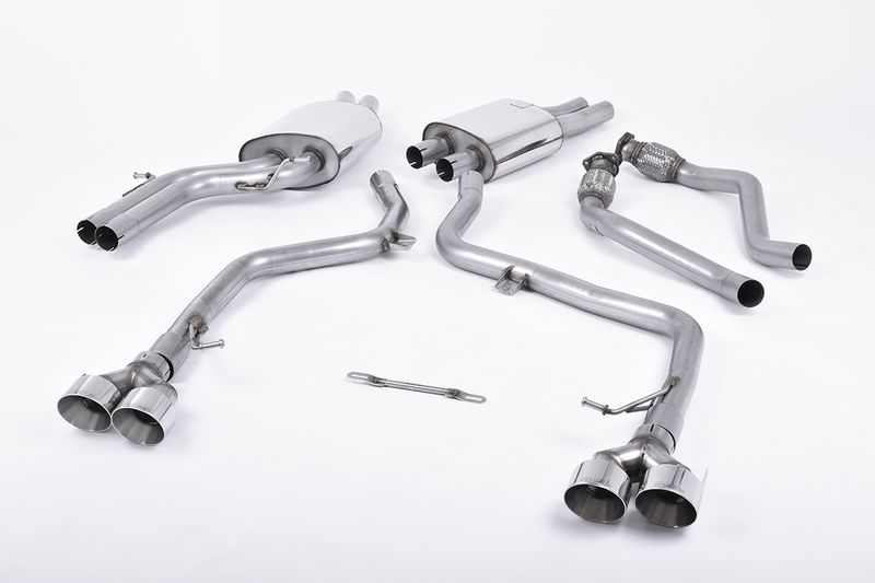 Cat-back Race Version. Polished Tips