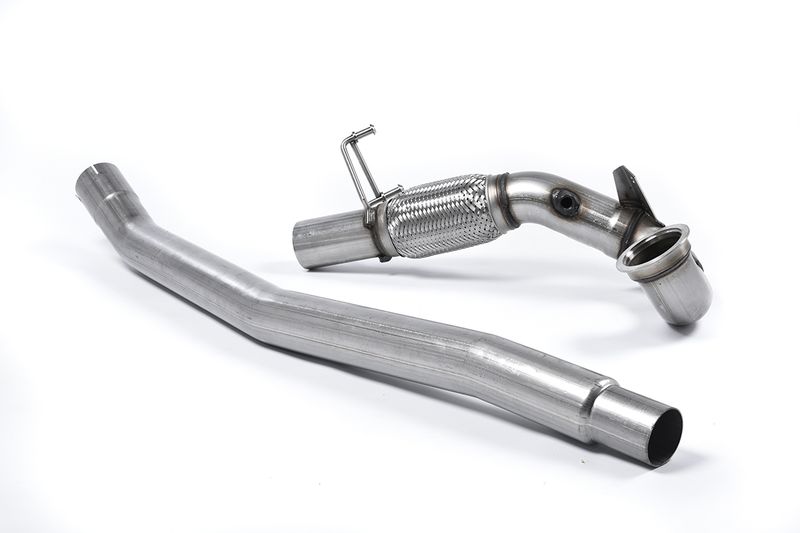Large-bore Downpipe and De-cat For fitment with the OE System On