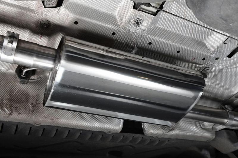 Particulate Filter-back Resonated (quieter). Twin oval outlet