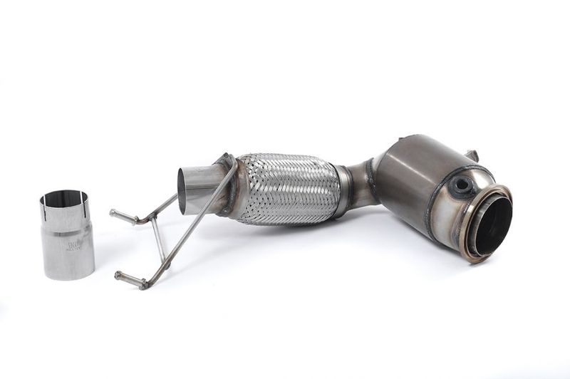 Large Bore Downpipe with Hi-Flow Sports Catalyst (For Milltek Ca