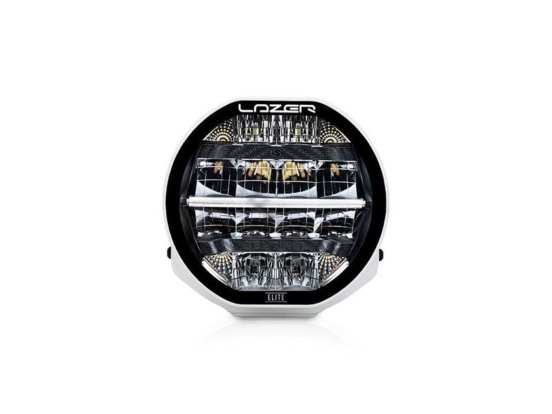 Lazer® Sentinel 7 ELITE Hvit. Med Parklys. 10248 Lumen.
