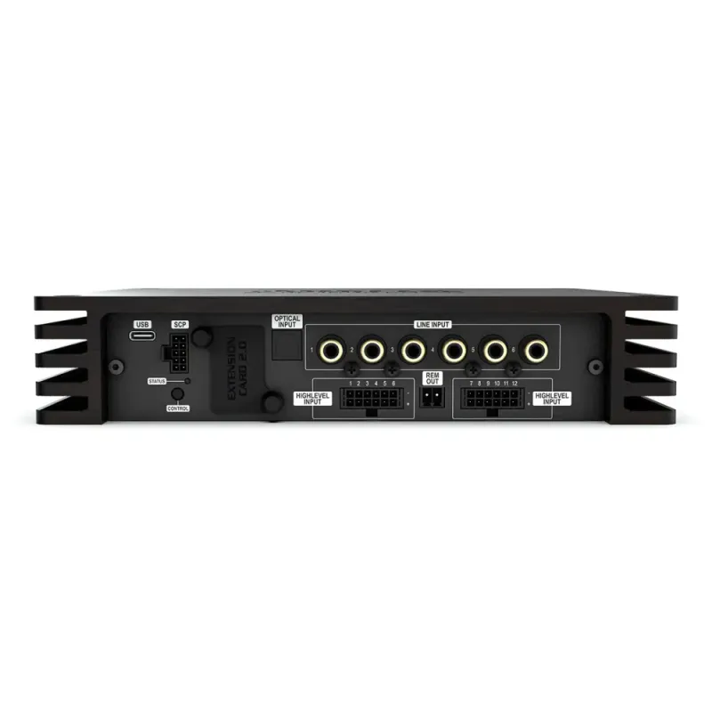 HELIX NEXT V EIGHT DSP ULTIMATE 8 kanals forsterker med DSP, 8x110W RMS @ 4 ohm (4 kanaler 2 ohm stabile med 220W RMS ytelse)