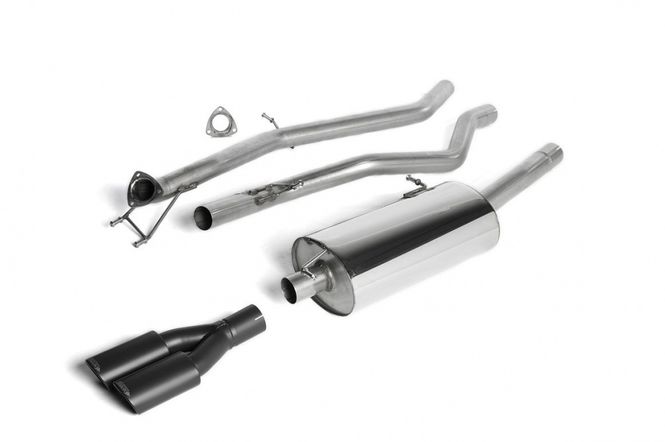 Hovedbilde VW Amarok 163/180 Milltek Cat-back sort enderør