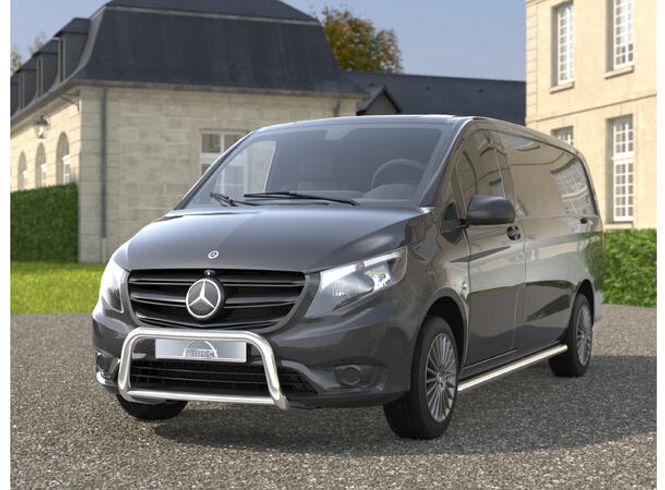 Hovedbilde Antec EU Frontbøyle 60mm / 42mm Mercedes Vito / e-Vito W447 2014-2021+ Crom 