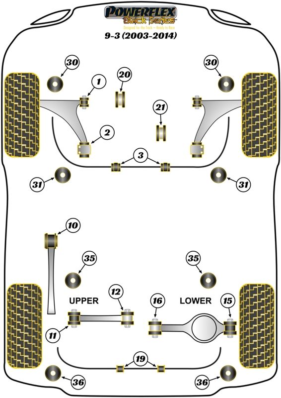 Rear Lower Engine Mount Insert (79mm Option)