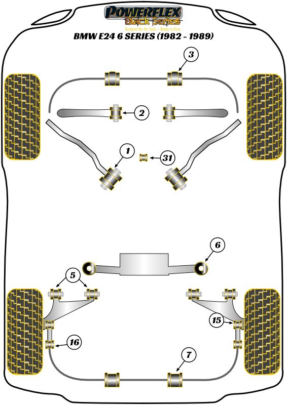 Front Upper Control Arm to Chassis Bush
