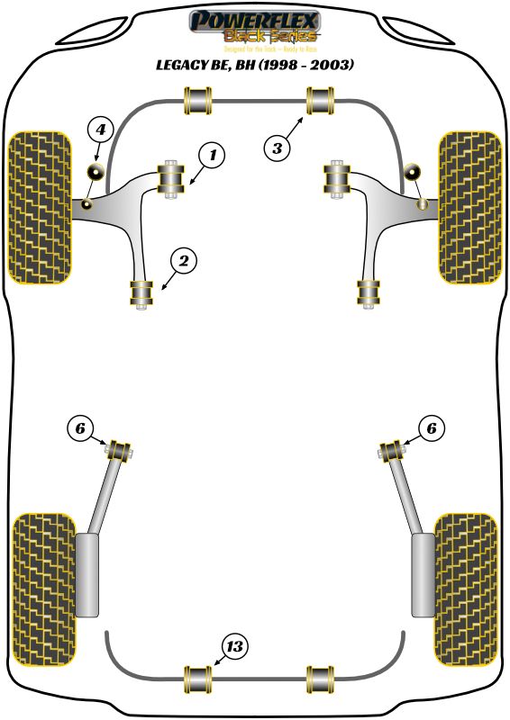 Rear Trailing Link Front Bush