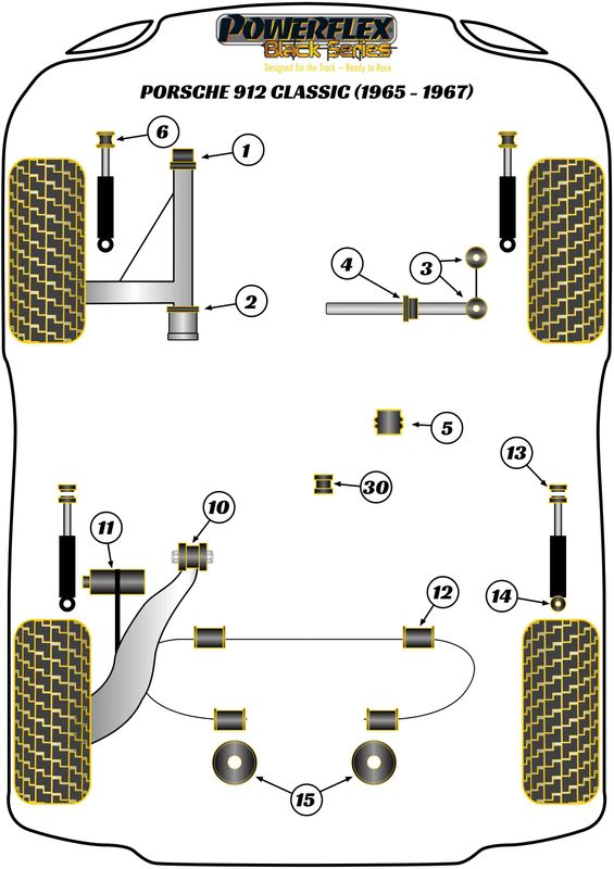 Rear Trailing Arm Support Plate Bush