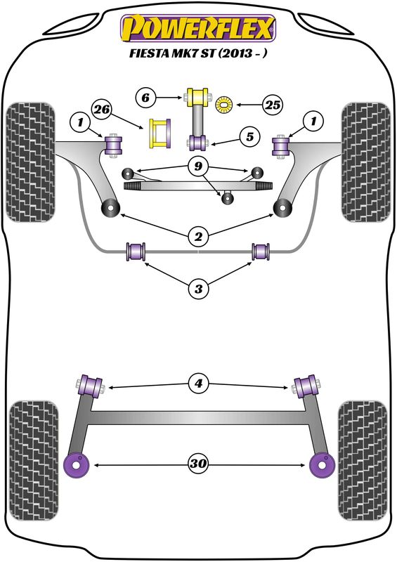 Upper Transmission Mount Insert