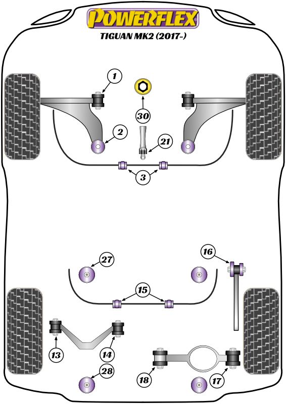 Rear Subframe Rear Mounting Bush