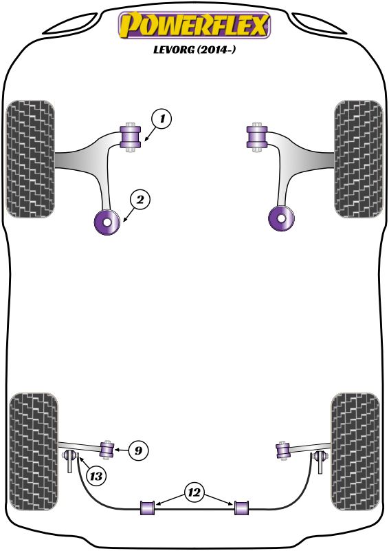 Rear Anti Roll Bar Bush 20mm