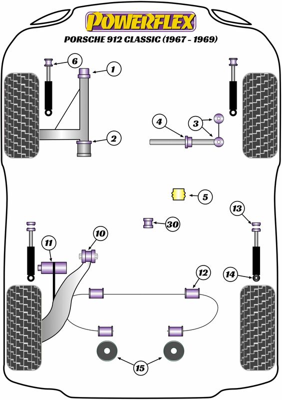 Rear Shock Upper Mounting Bush