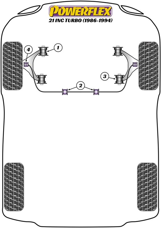 Front Lower Wishbone Front Bush