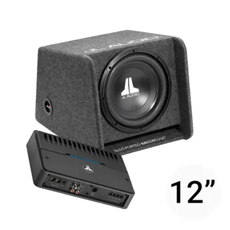 JL Audio 12`` basspakke Basspakke 12`` kasse og forsterker på 250W RMS