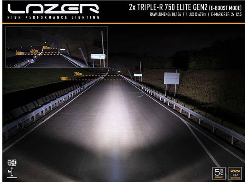 MB Vito 447 2014- Lazer Grillkit komplett lyspakke med TR750 ELI