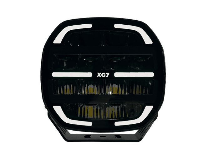 Hovedbilde XG7 LED Driving Light Black Multicolor Parklys Hvit, Gul og Grønn.