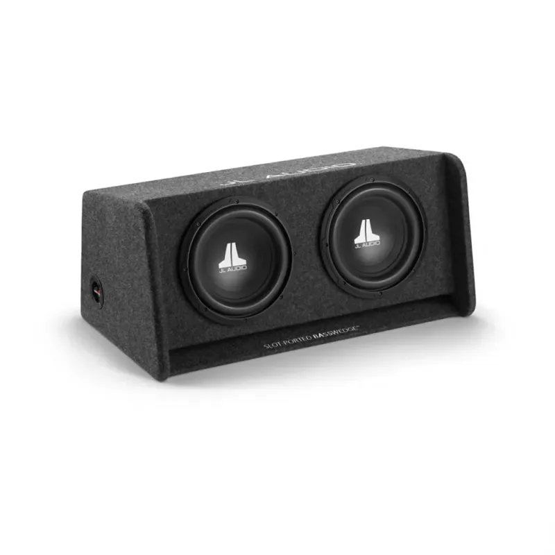 JL Audio 2x10`` basspakke Basspakke med 2x10`` kasse og forsterker på 1000W RMS