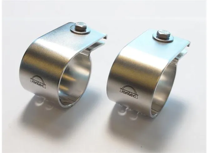 Hovedbilde Antec Lyktefester 42mm Elektropolert syrefast stål. Par.