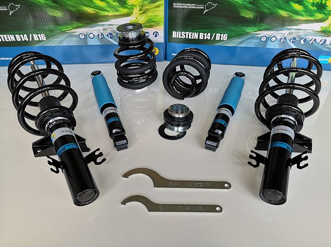 Hovedbilde Bilstein B14 / Eibach Justerbart Komfort VW T5 T6 T6.1 T28 T30 T32 