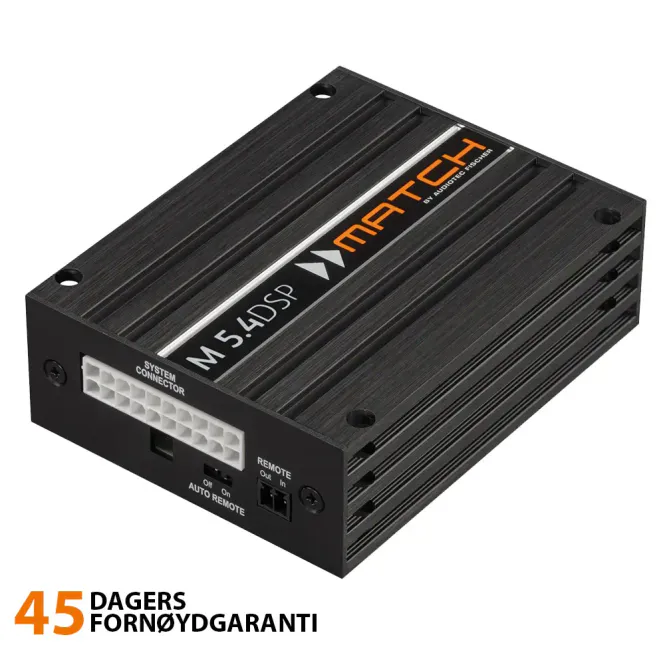 Hovedbilde Match M 5.4DSP 5 kanals mikroforsterker med 9 kanals DSP